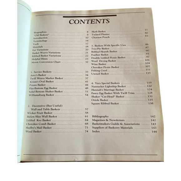 The Basket Book by Lyn Siler and Carolyn Kemp 30 Baskets to Make and Enjoy 1988 - Picture 9 of 16